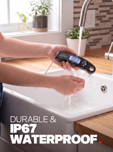 Digital Meat Thermometer, Black