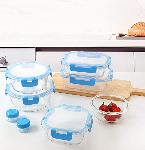 M MCIRCO 24-Piece Glass Food Storage Containers - Image 7