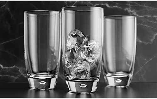 Glaver's Highball Glasses Set Of 4, 16 Oz. Drinking Glasses, Unique