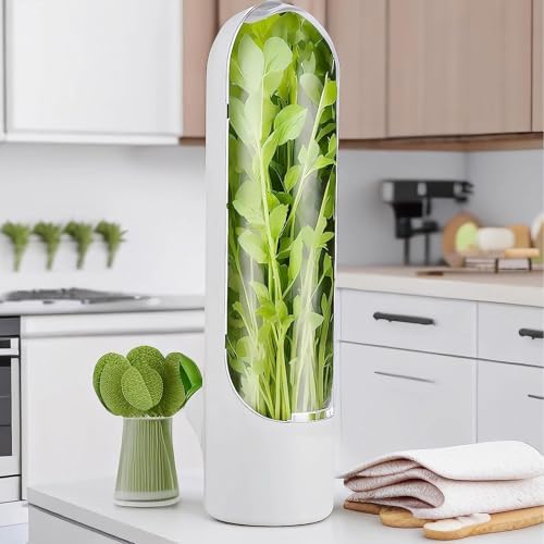 2 Pack Fresh Herb Keepers for Refrigerator