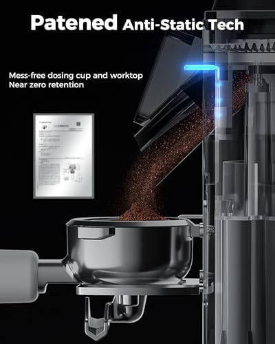 Tuni G1 Conical Burr Coffee Grinder, Black