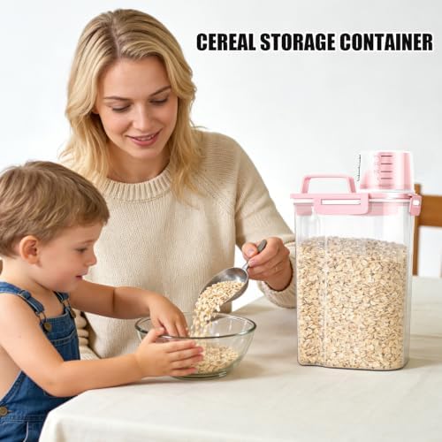 2 Pack 3 Lbs Pet Dog Cat Food Bird Seed Storage Containers for Travel