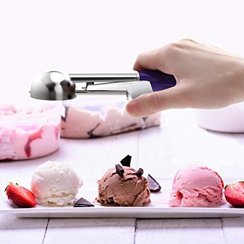 TOPKITCHEN Commercial-Grade Ice Cream Scoop 0.75 oz, 18/8 Stainless