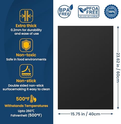 Oven Liner for Bottom of Oven, 2 Pack Heavy Duty Oven Liners for