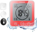 KADAMS Waterproof Digital Shower Timer, Red