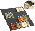 8 Pack Spice Drawer Organiser, Extendable Spice Rack for Inside