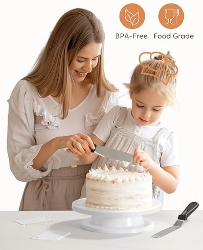 Kootek Cake Decorating Kit with Turntable
