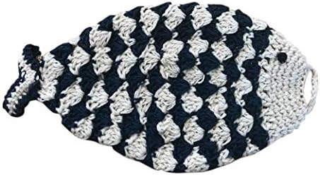 Nautical Beach Ocean Kitchen Towel Set with 2 Dish Towels, 2 Quilted