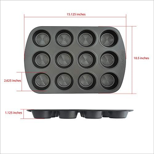Range Kleen Taste of Home® 12-cup Non-Stick Metal Muffin Pan