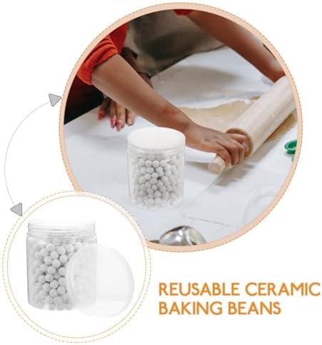 Ceramic Baking Beans 9-10mm round White Reusable Pie Weights