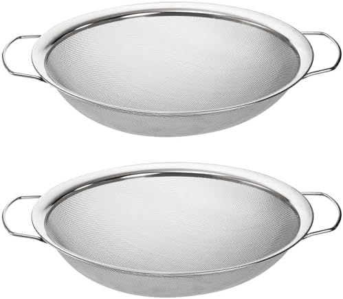 Jucoan 2 Pack Fine Mesh Paint Strainer, 11.5 Inch Stainless Steel 60