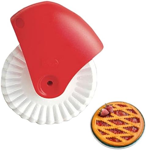 Pie Crust Cutter | Crinkle Cutter Roller Pie Top | Ergonomic Making