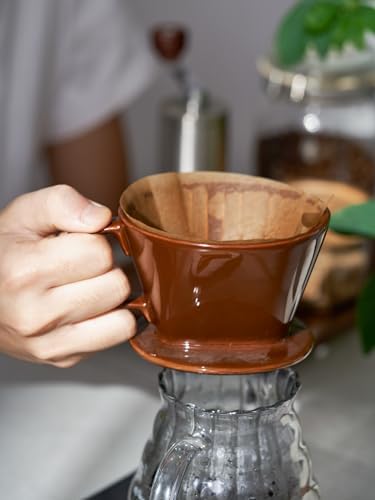 DOWAN Pour Over Coffee Dripper, Non Electric Pour Over Coffee Maker