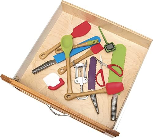 Lipper International Bamboo Wood Custom Fit Adjustable Kitchen Drawer