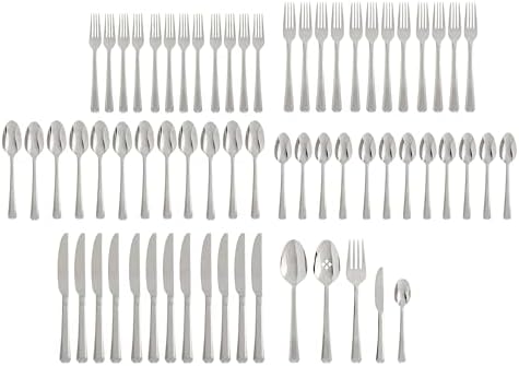 Oneida Chroma 65 Piece Fine Flatware Set, Service for 12, 18/10
