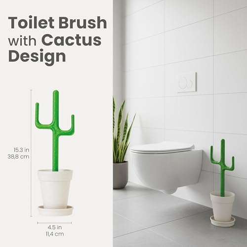 Vigar Cactus Toilet Brush and Holder Set