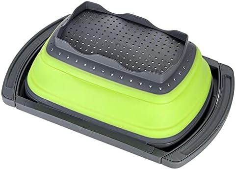 Alnicov Silicone Collapsible Colander,Colander Strainer Over The Sink