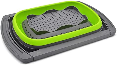 Colander collapsible, Colander Strainer Over The Sink Vegetable/Fruit