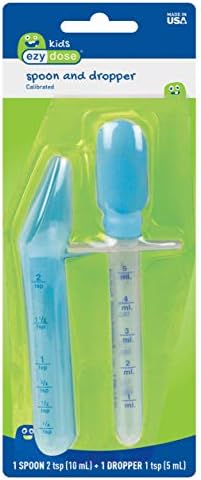 Ezy Dose Kids Medicine Dropper & Spoon Kit, Reusable 2 Piece Set