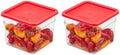 Cambro Food Storage Container with Lid, 6 QT, 2 Pack