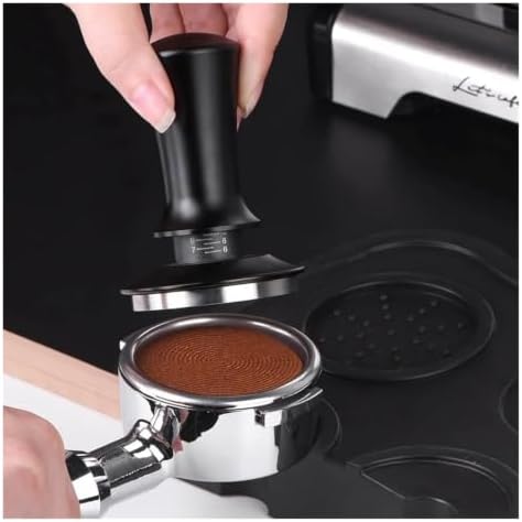 51mm Coffee Tamper Set Including Spring-Loaded Base Depth Calibration