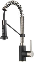 KRAUS KPF-1610SFSMB Pull-Down Kitchen Faucet, Matte Black