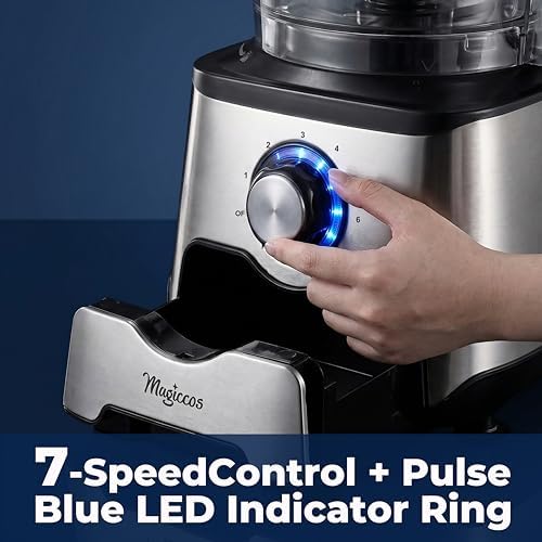 14-Cup Food Processor, 1000W Motor, Inox Color