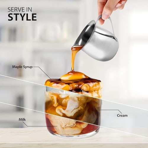Stainless Steel Bell Creamer Espresso Shot Frothing Pitcher Cup Latte
