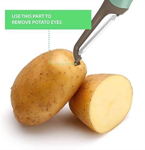 3-in-1 Vegetable Peeler Set - Sharp Stainless Steel Blades with