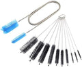 Aquarium Filter Brush Set, Flexible Double Ended Bristles Hose Pipe