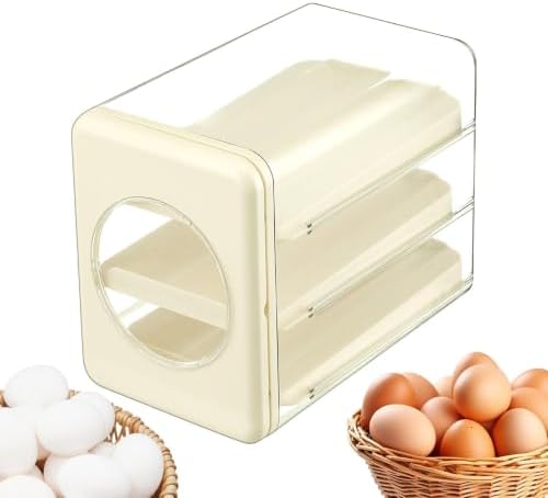 Egg Dispenser for Refrigerator Transparent Preservation Shelf
