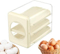 Rolling Egg Dispenser – Clear Sliding Fridge Egg Holder With Drawer