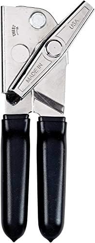 EZ-DUZ-IT Deluxe Can Opener with Black Grips (Set of 2)