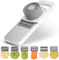 KEOUKE Multifunctional Mandoline Slicer, Stainless Steel, 6 Blades