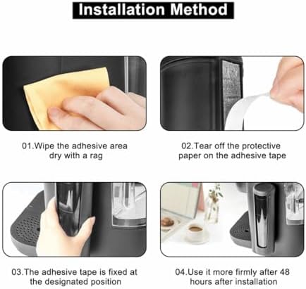 Plastic Coffee Filter Dispenser Dust Proof Filter Paper Cup Holder