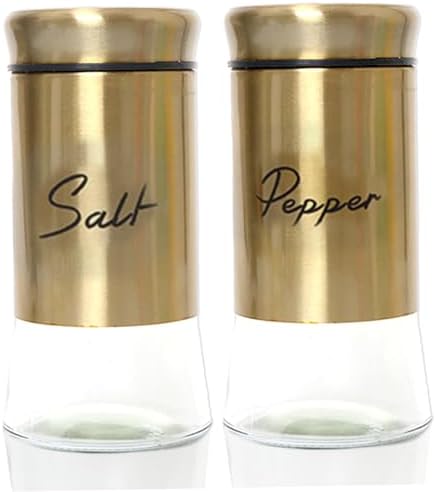 Salt and Pepper Shakers Set 150ml Glass Salt and Pepper Shakers with