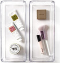BINO | Oblong Plastic Drawer Organizer Bin, 2-Pack | THE ARTISAN
