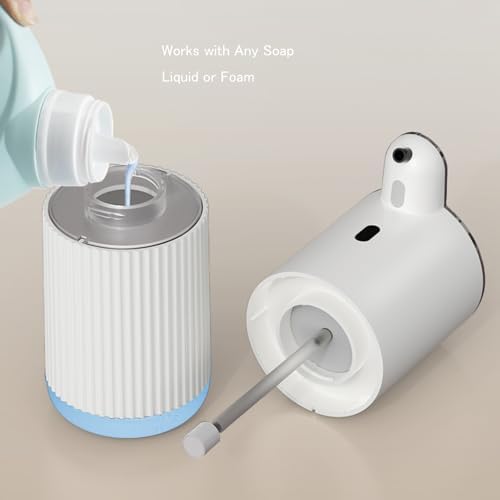 Automatic Soap Dispenser with LED (Battery% & Foam Level), 7000 Uses