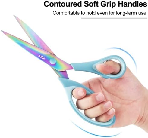 Craft Scissors, All Purpose Sharp Titanium Blade Shears, Comfortable