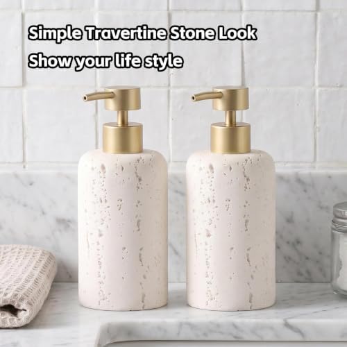 2 PCS Soap Dispensers, 300ML Hand Soap Containers