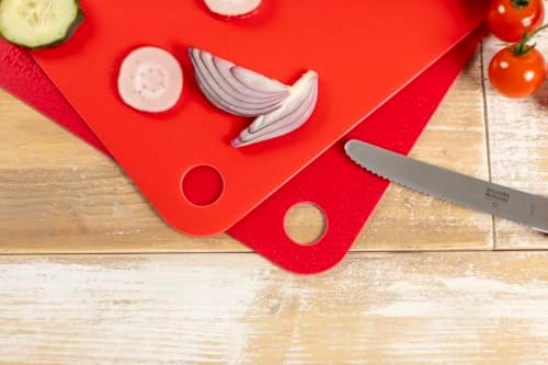 Kuhn Rikon Chopping Boards Set of 2 Red