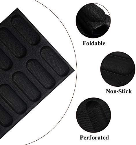 Silicone Hot Dog Bun Mold Mini Silicone Baguette Mould Non-Stick