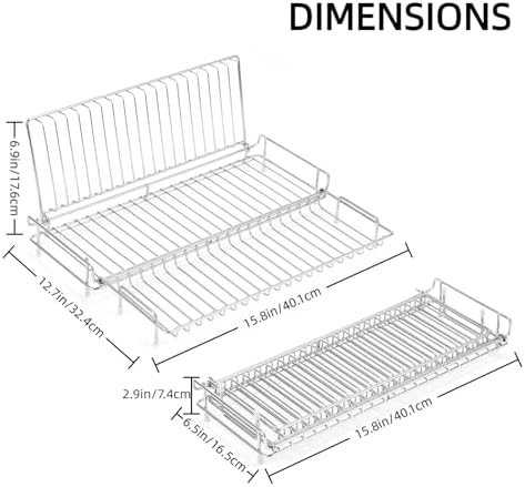 Stainless Steel Collapsible Dish Drying Rack