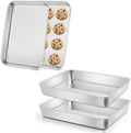 Leonyo 121⁄3 x 93⁄4 Rectangular Cake Pan, Baking Sheets Set of 2