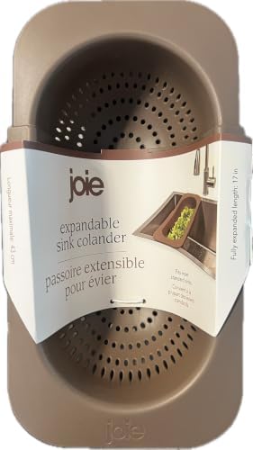 Joie Expandable Sink Colander, Over the Sink Strainer, Fits Most