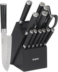 Babish 15-Piece German Steel Knife Block Set