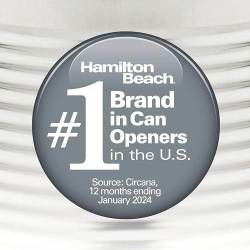 Hamilton Beach Walk 'n Cut Electric Can Opener for Kitchen, Use On Any