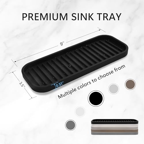 Silicone Kitchen Sponge Holder with Soap Tray