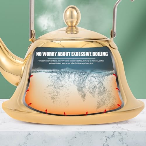 ERINGOGO 2L Whistling Tea Kettle, Stainless Steel