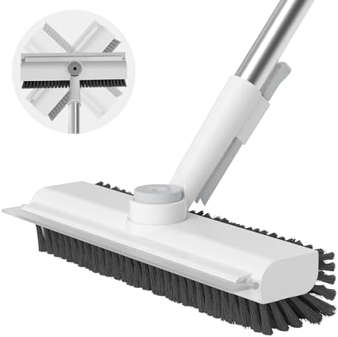 AIR U+ 3 in 1 Floor Scrub Brush with Long Handle